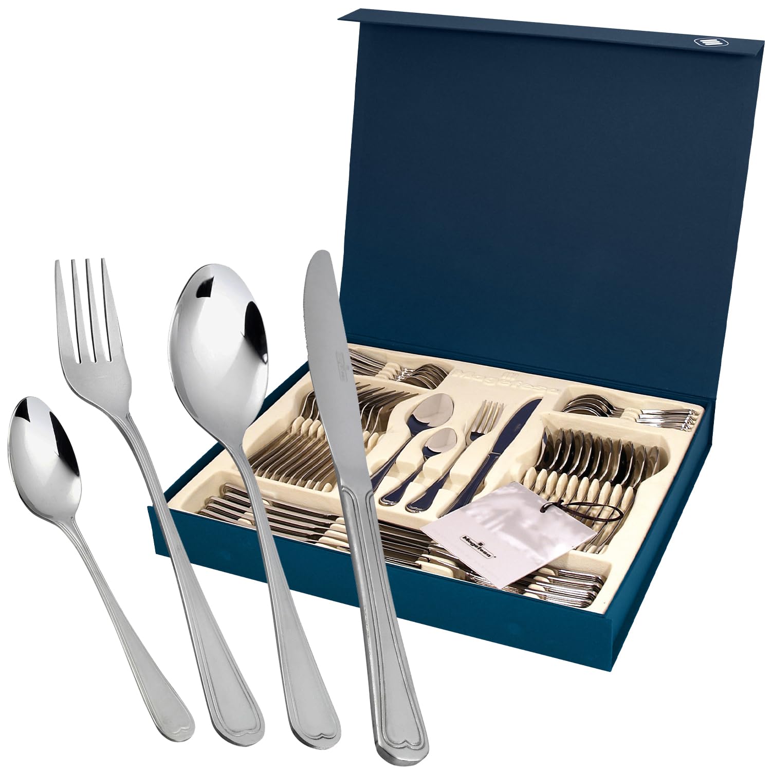 Amazon.com | MAGEFESA Cordoba 48-Piece Flatware Set – Premium